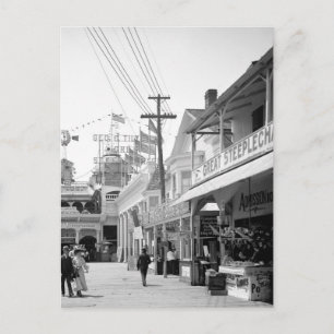 Great Steeplechase, Bowery, Coney Island 1903 Briefkaart