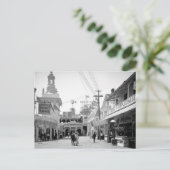 Great Steeplechase, Bowery, Coney Island 1903 Briefkaart (Staand voorkant)