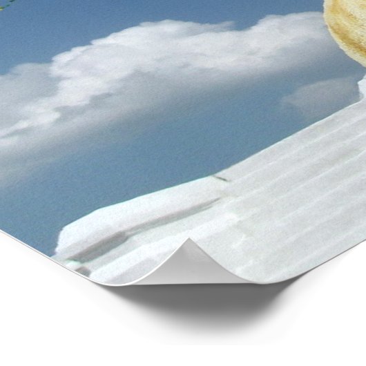 Great Stupa of Boudha, Kathmandu, Nepal Poster (Hoek)