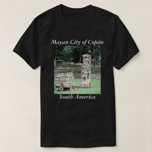 Great Sun Lord AD426 Mayan Ruins Ancient Photo T-shirt (Design voorkant)