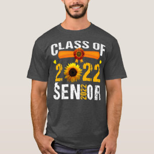 Great Sunflower Class of 2022 Senior Afstuderen Gr T-shirt