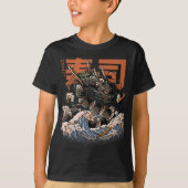 Great Sushi Dragon Japans voedsel Kawaii Dragon An T-shirt (Voorkant)