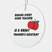 Great Teacher Assistant Keramisch Ornament (Links)