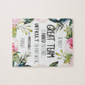 Great Team thank you gift Amazing Team Legpuzzel (Horizontaal)