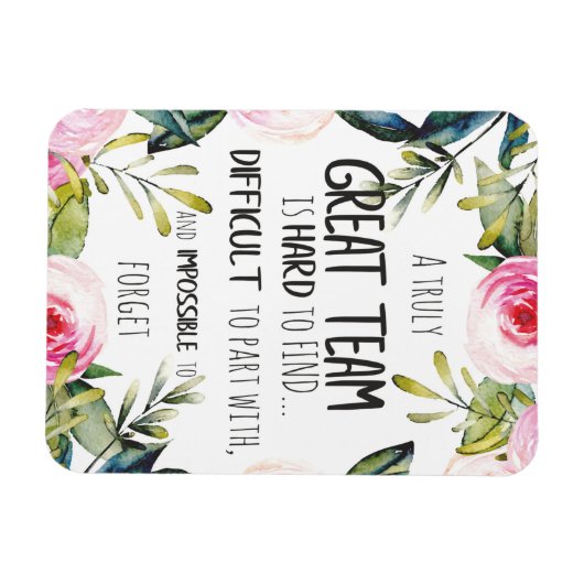 Great Team thank you gift Amazing Team Magneet (Horizontaal)