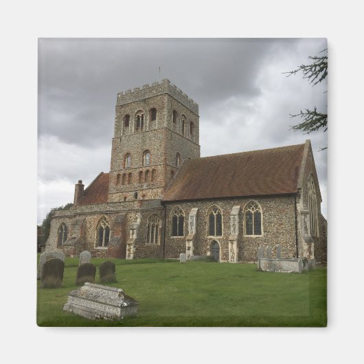 Great Tey kerk, Essex Magneet (Voorkant)