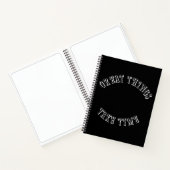 Great Things Take Time Notebook Notitieboek (Binnen)