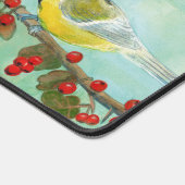 Great Tit Birds, Red Robin & Hawthorn Bureaumat (Hoek)
