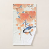 Great Tit Grapevine - Ohara Koson -  kunst Bad Handdoek (Handdoek)