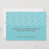 Great Tit Parus Major Bird kerst op maat Feestdagenkaart (Achterkant)