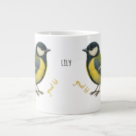 Great Tit Personalized Bird Mug Grote Koffiekop