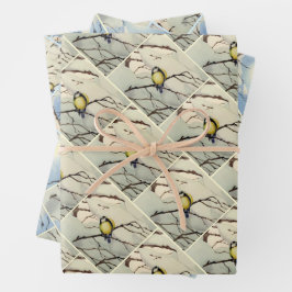 Great Tit - Theodor Severin Kittelsen Inpakpapier Vel