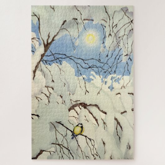 Great Tit - Theodor Severin Kittelsen Legpuzzel (Verticaal)
