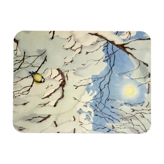 Great Tit - Theodor Severin Kittelsen Magneet (Horizontaal)