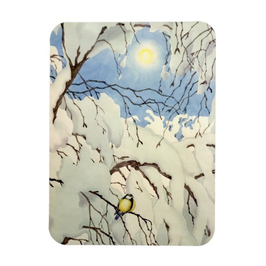 Great Tit - Theodor Severin Kittelsen Magneet (Verticaal)