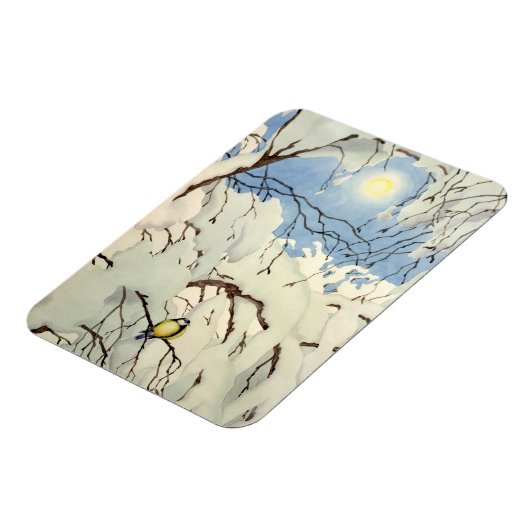 Great Tit - Theodor Severin Kittelsen Magneet (Linkerzijde)