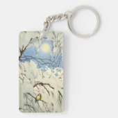 Great Tit - Theodor Severin Kittelsen Sleutelhanger (achterkant)