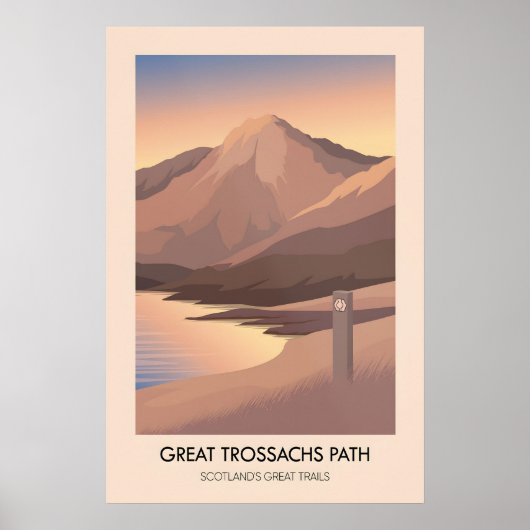 Great Trossachs Path Scotlands Great Trails Poster (Voorkant)