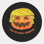 Great Trumpkin Ronde Sticker (Voorkant)