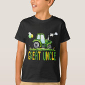 Great Uncle Of The Birthday Boy Tractor Farm Truck T-shirt (Voorkant)