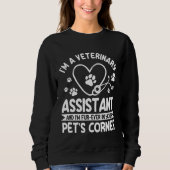 Great Veterinary Assistant Saying Animal Caretaker Trui (Voorkant)