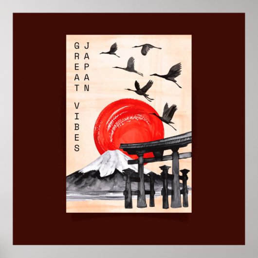 Great Vibes Japan Poster (Voorkant)