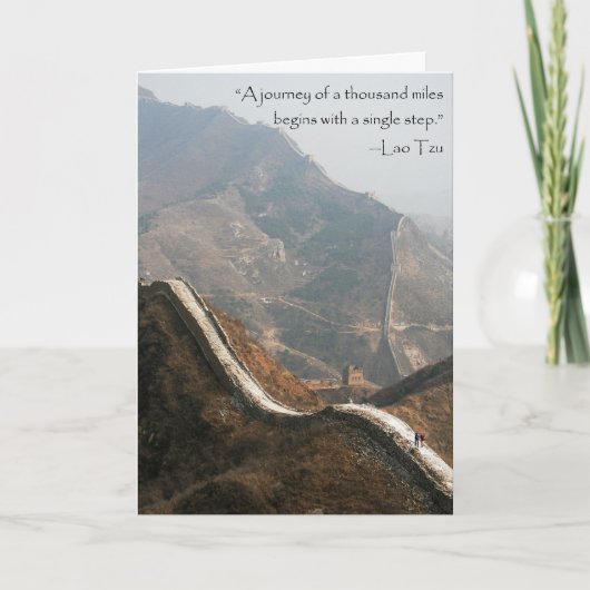 Great Wall Bon Voyage Kaart (Voorkant)