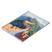 Great Wall of China Painting Watercolor Notitieboek (Linkerzijde)