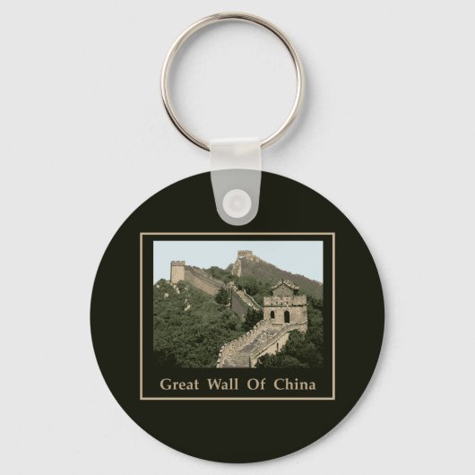Great Wall Of China Sleutelhanger (Voorkant)