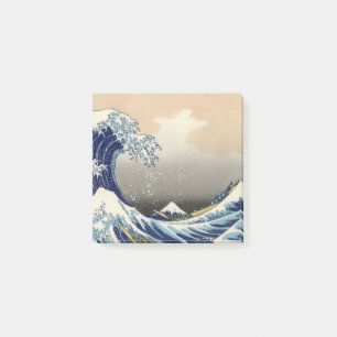 GREAT WAVE Blue White Post-it® Notes