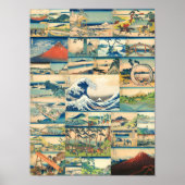 Great Wave Hokusai Mount Fuji Japanse Prints (Voorkant)