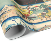 Great Wave Hokusai Mount Fuji Japanse Prints Cadeaupapier (Rol Hoek)