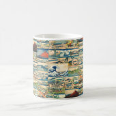 Great Wave Hokusai Mount Fuji Japanse Prints Koffiemok (Center)