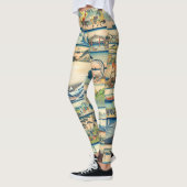 Great Wave Hokusai Mount Fuji Japanse Prints Leggings (Links)