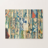 Great Wave Hokusai Mount Fuji Japanse Prints Legpuzzel (Horizontaal)