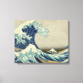 Great Wave Hokusai Stretched Canvas Print (Voorkant)