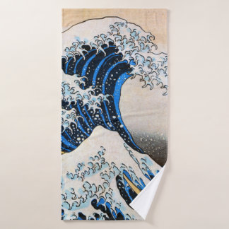 Great Wave, Hokusai, Ukiyo-e Badhanddoek