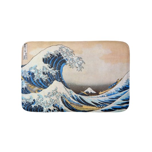 Great Wave, Hokusai, Ukiyo-e Badmat (Voorkant)