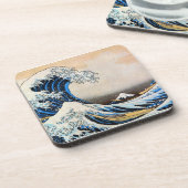 Great Wave, Hokusai, Ukiyo-e Bier Onderzetter (Linkerzijde)