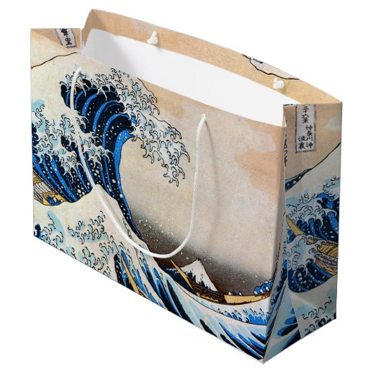 Great Wave, Hokusai, Ukiyo-e Groot Cadeauzakje (Achterkant Gekanteld)