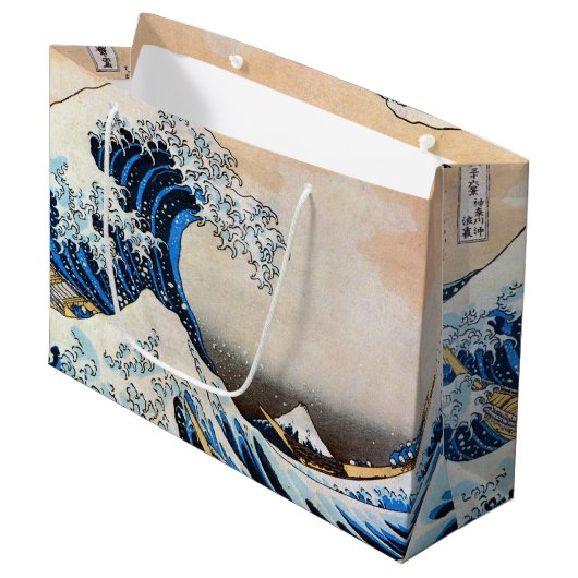 Great Wave, Hokusai, Ukiyo-e Groot Cadeauzakje (Voorkant Gekanteld)