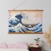 Great Wave, Hokusai, Ukiyo-e Hangend Wandkleed (Slaapkamer)