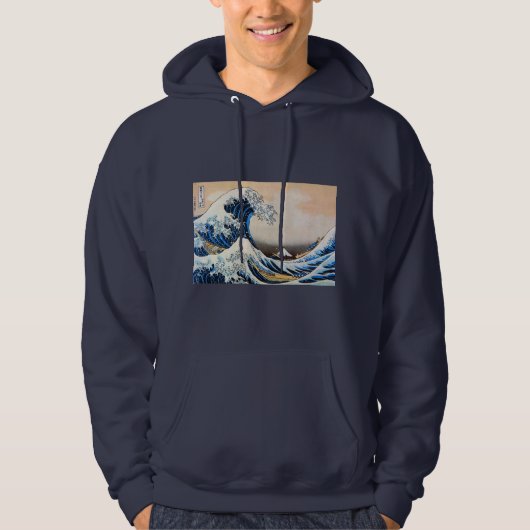 Great Wave, Hokusai, Ukiyo-e Hoodie (Voorkant)