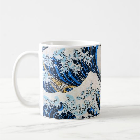 Great Wave, Hokusai, Ukiyo-e Koffiemok (Links)