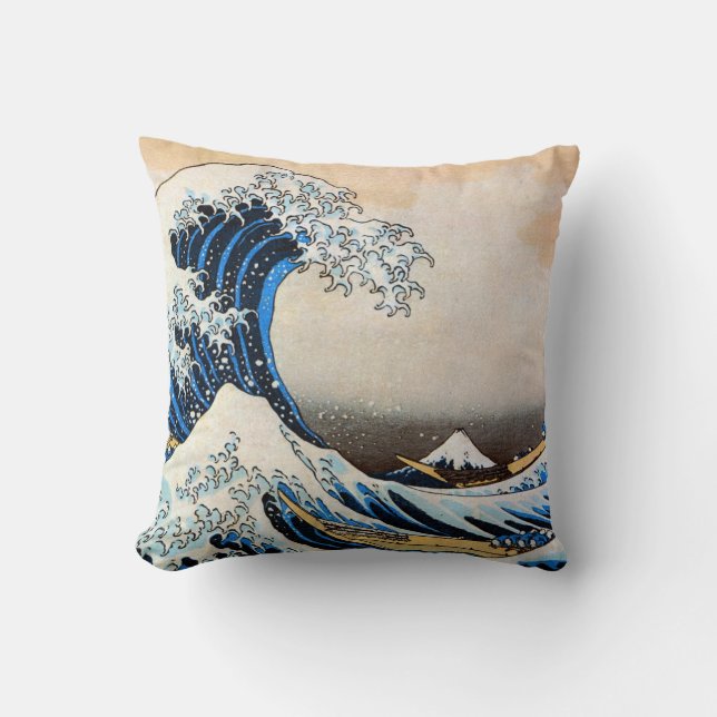 Great Wave, Hokusai, Ukiyo-e Kussen (Voorkant)