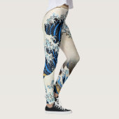 Great Wave, Hokusai, Ukiyo-e Leggings (Rechts)