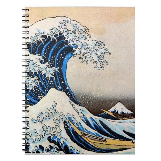 Great Wave, Hokusai, Ukiyo-e Notitieboek (Voorkant)