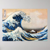 Great Wave, Hokusai, Ukiyo-e Poster (Voorkant)