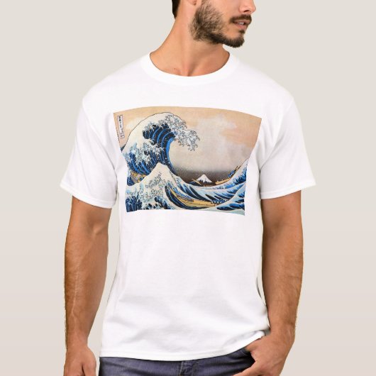 Great Wave, Hokusai, Ukiyo-e T-shirt (Voorkant)