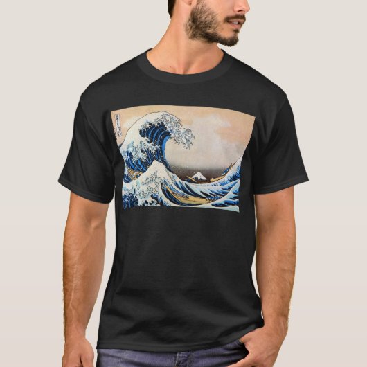 Great Wave, Hokusai, Ukiyo-e T-shirt (Voorkant)